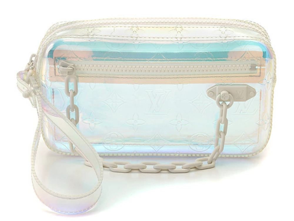 LOUIS VUITTON Shoulder Bag Pochette Volga Prism PU Limited AH
